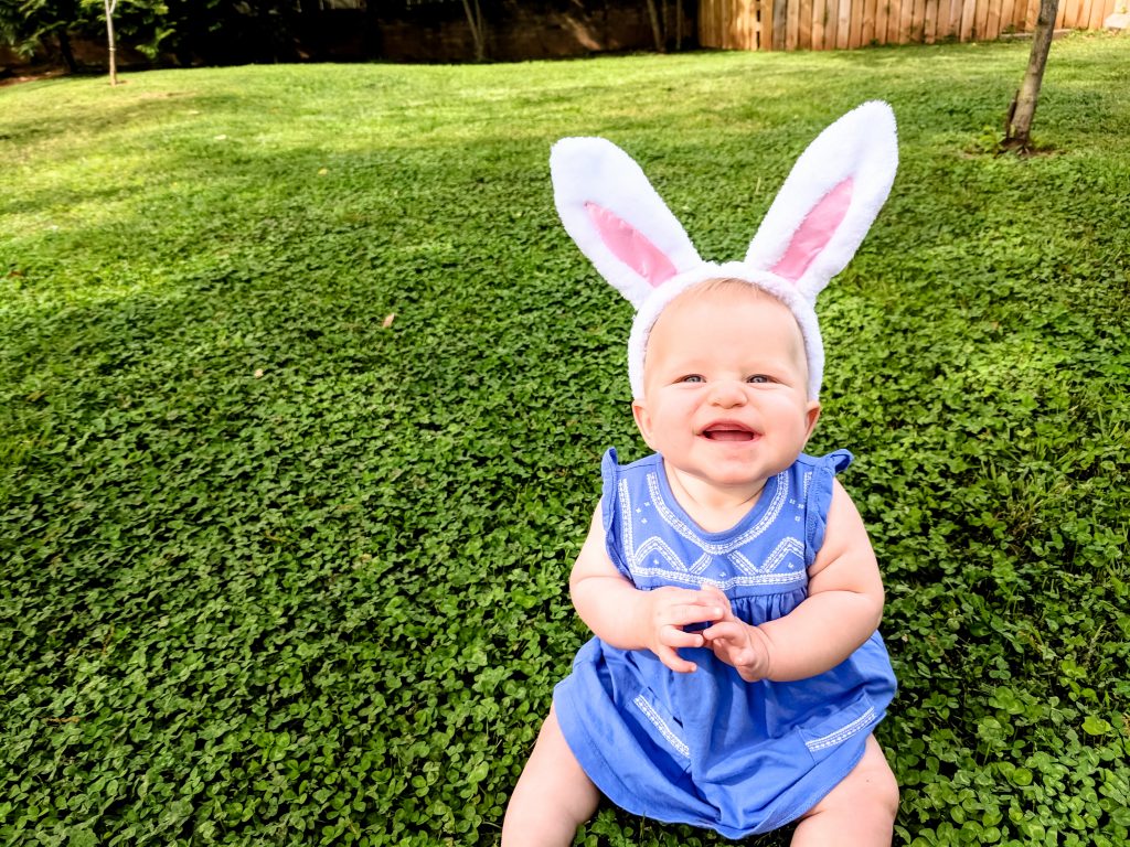 flashback to Sidney's first Easter