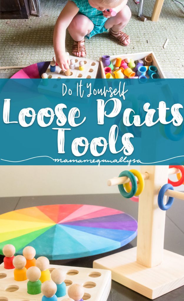 DIY Loose parts tools for invitations to play