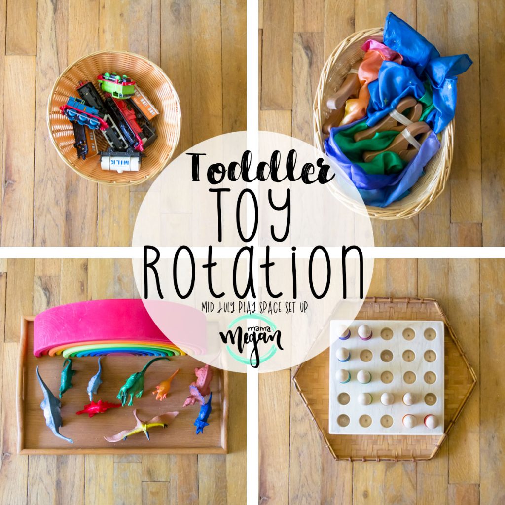Our Toy rotations are simple and easy this week with lots of encouragement to build and play with blocks