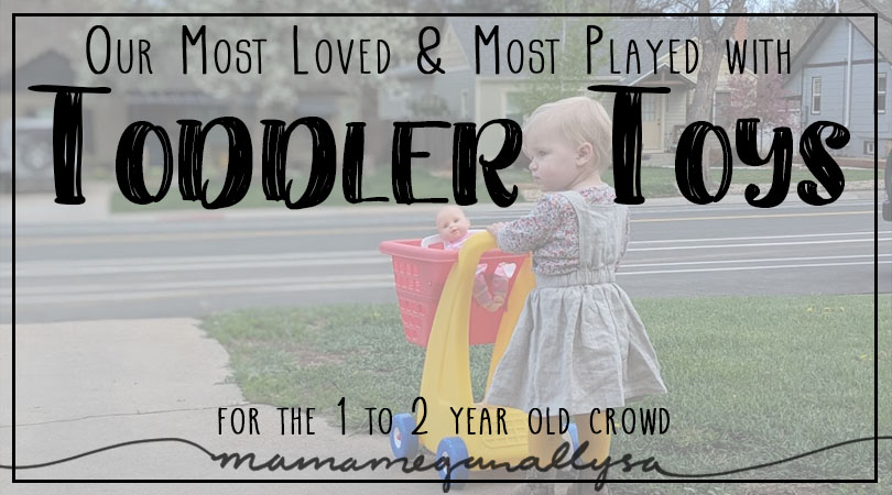 Our most loved and most played with 1-year-old must-have toys, use a lot of gross motor and practical life skills!