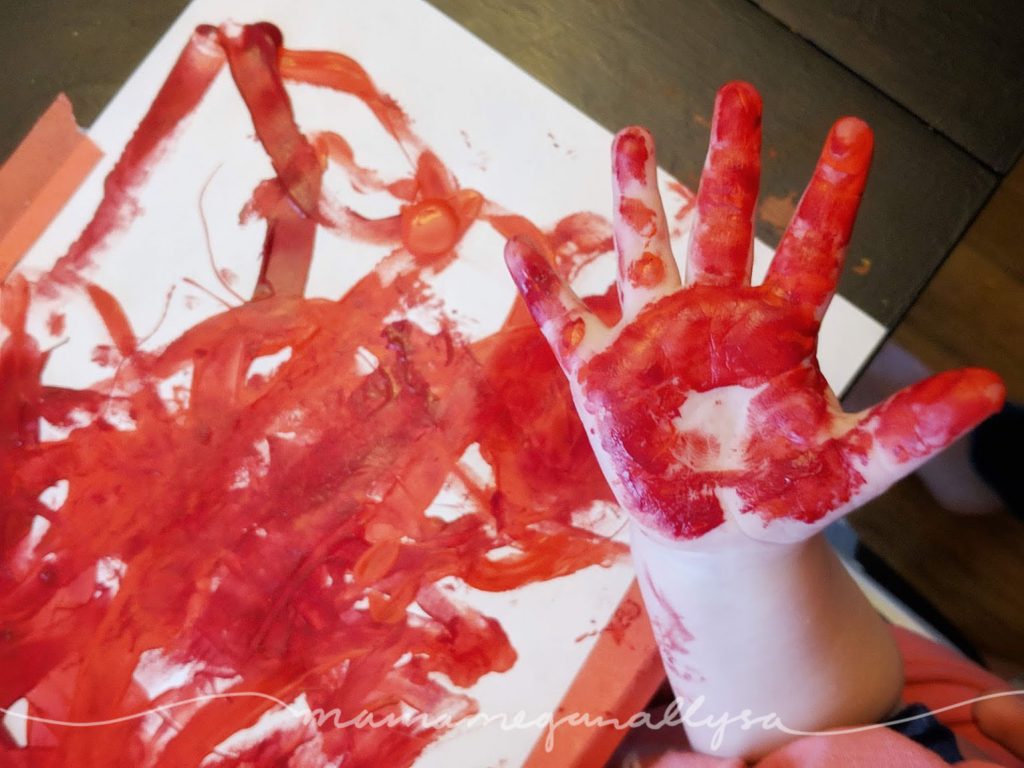 We love to paint around here so it is definitely a Must-Have Toddler Art Supplies