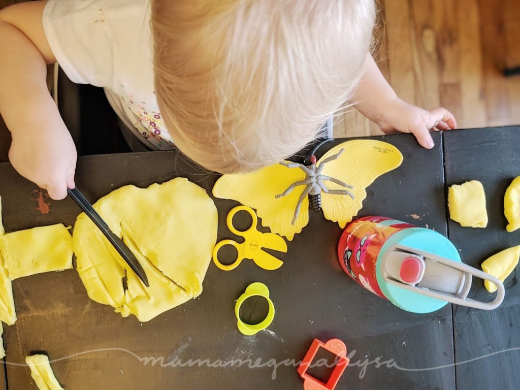 Lots of parents shy away from play dough, but I have to say I LOVE the stuff and so does Bitty