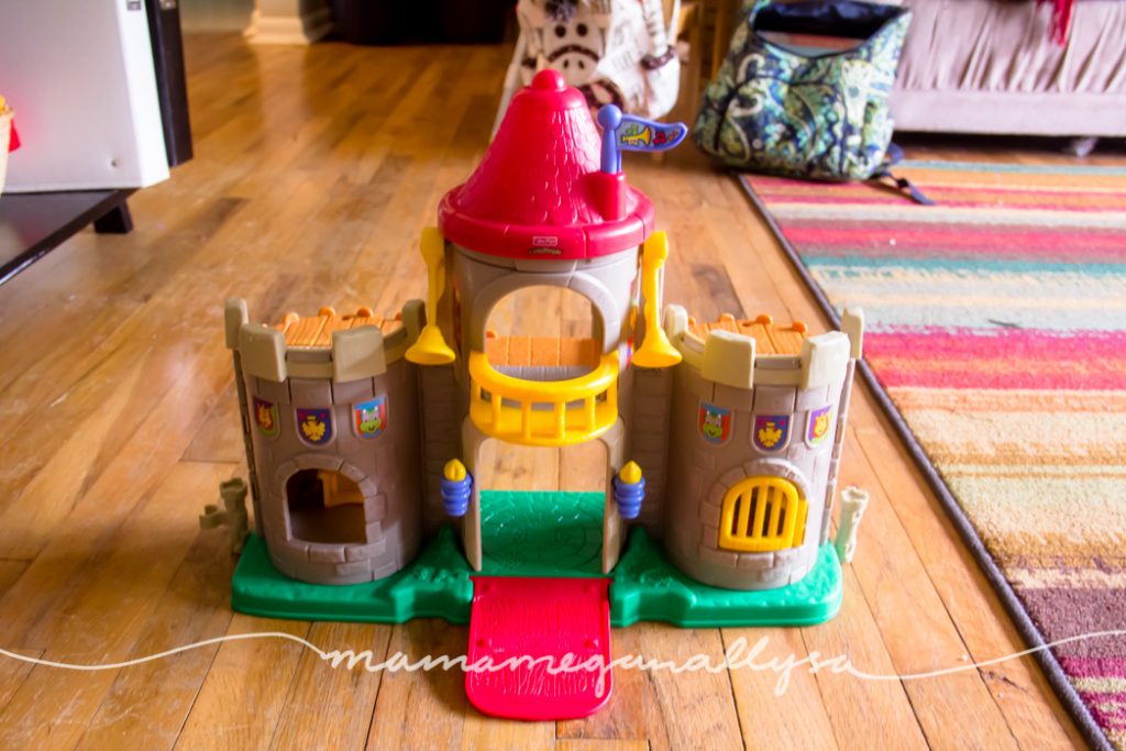 our vintage little people castle