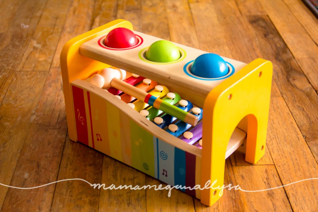 the hape hammer bench is a 2 in 1 toy and a great addition to any play room