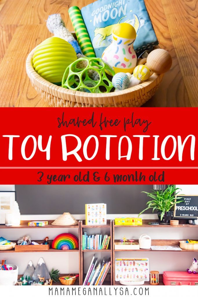 It is no secret that I LOVE toy rotation. It keeps the clutter under control it allows for faster and easier cleanup and it can spark new interest in toys that otherwise have gone stale. I have lots of tips and tricks to help you succeed at your own toy rotation