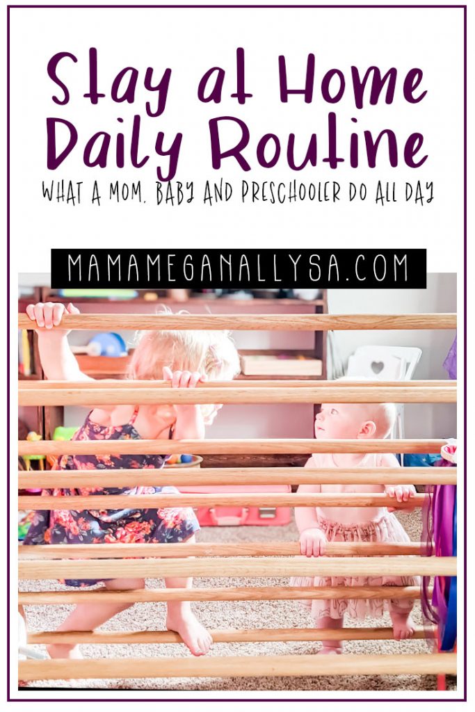 A day in the life of a Stay at Home Mom with a baby and a toddler in tow. Its often messy, loud, and a little out of control at times; but it’s my real-life daily routine, and sometimes I even manage to drink some coffee before it goes cold. If your looking for ideas on how to structure your day look no farther! #sahm #dailyschedule #momschedule #stayathomemom #toddlermom #toddlerroutine #babyroutine #babyschedule