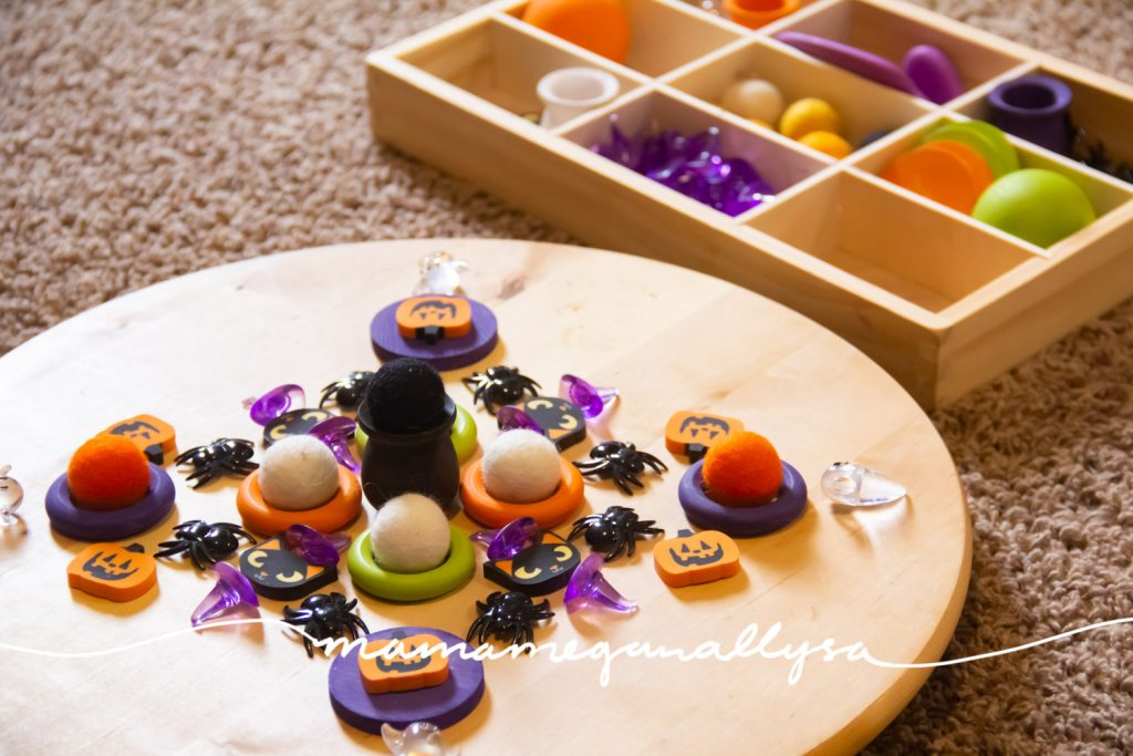 One great way to play with loose parts is to set up a mandala. its great practice in patterns and visual balance and personally I just find them fun!