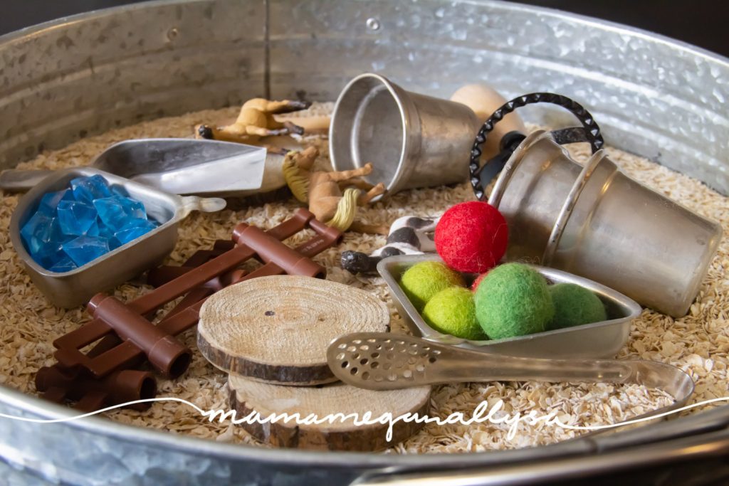 Farm Sensory Bin - Made To Be A Momma