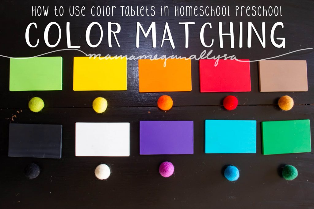 The Montessori Color Tablets: Explanation and Presentation — The  Montessori-Minded Mom