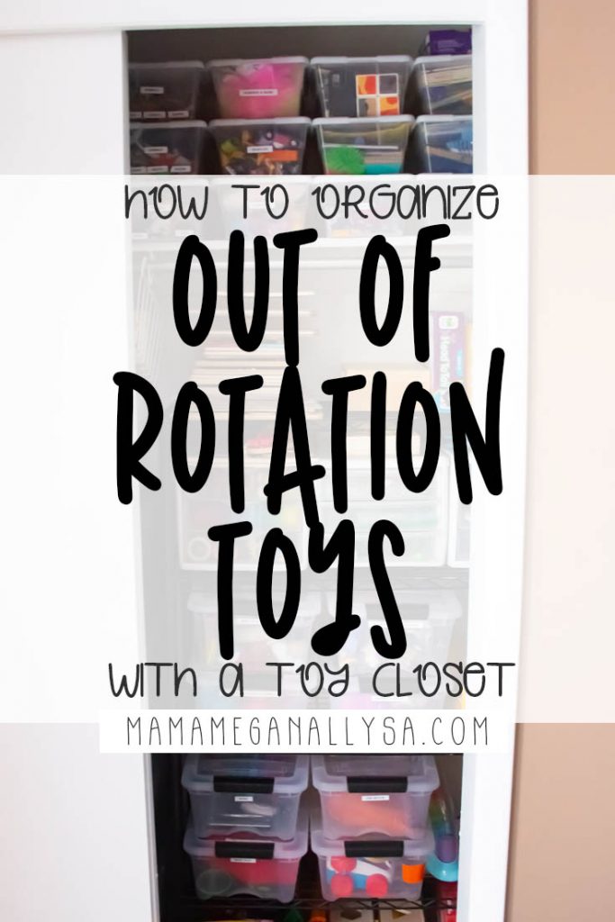 Toy storage best sale closet