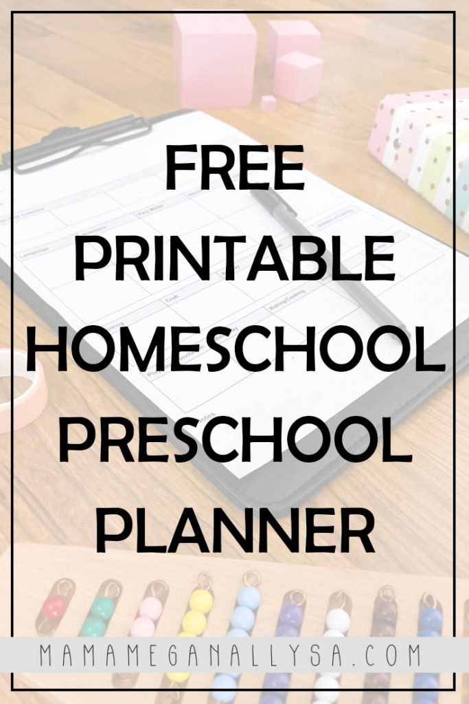 How this Type A Mama Organizes Homeschool Materials for Preschool -  MamaMeganAllysa